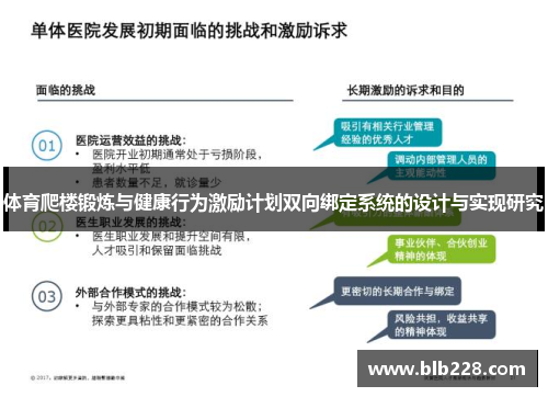 体育爬楼锻炼与健康行为激励计划双向绑定系统的设计与实现研究